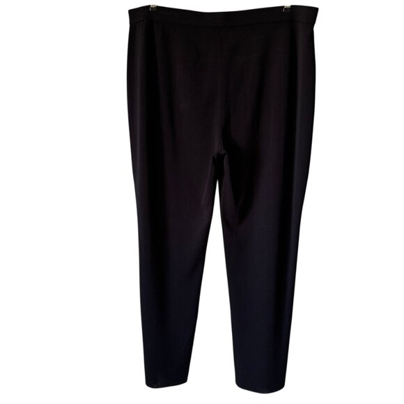 Misook Knit Pull On Straight Leg Knit Pant 3X Stretch Flat Front Seam Detail - Picture 16 of 16